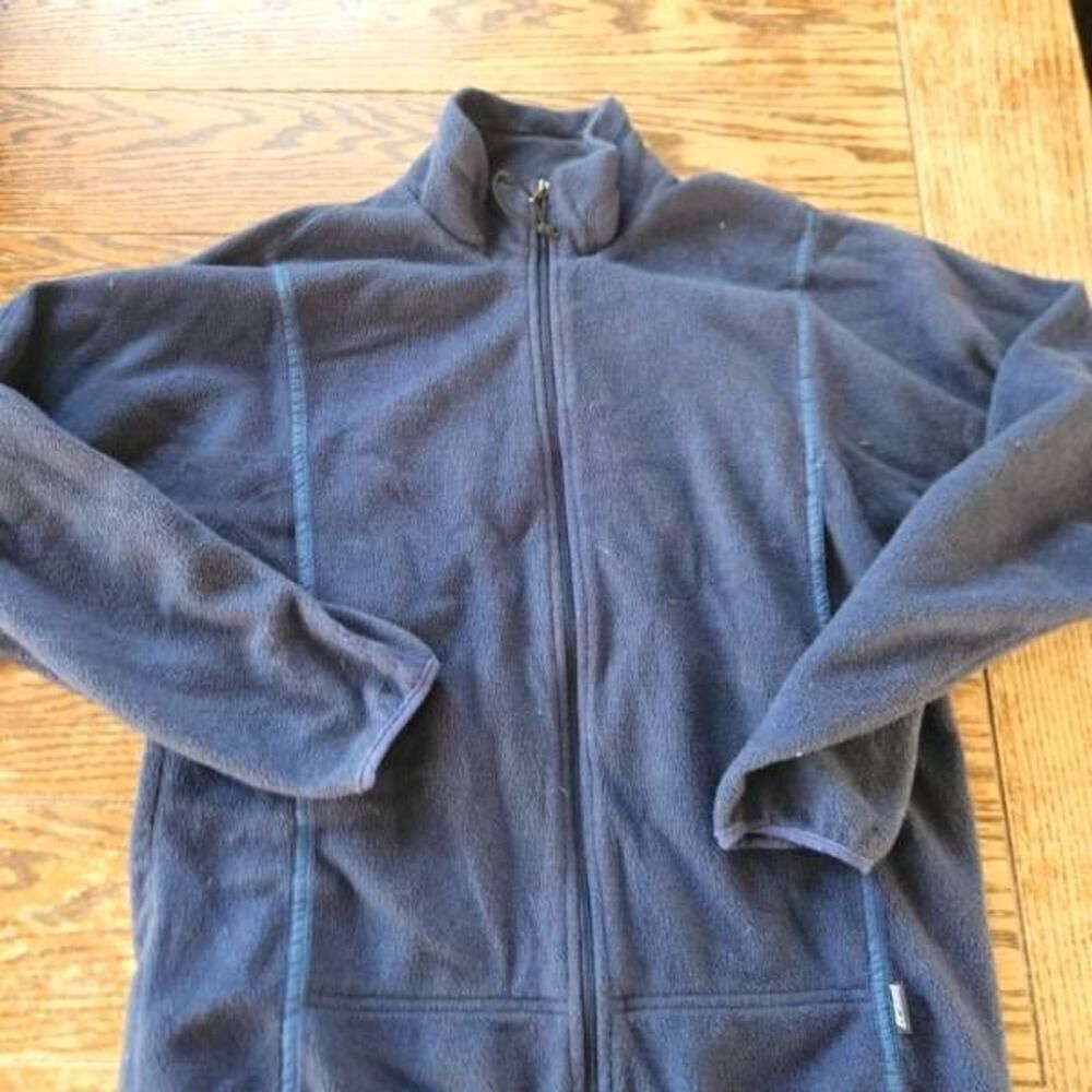 Patagonia blue zip up fleece jacket sz Medium